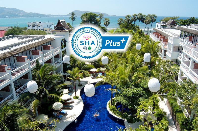 Sunset Beach Resort exterior, 3-Star hotel in Bangla Road