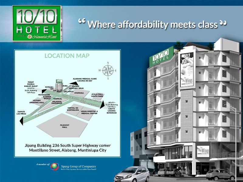 1010 Hotel exterior, 3-Star hotel in Alabang