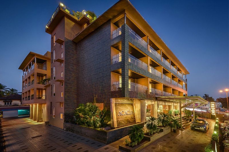 The Acacia Hotel & Spa Goa exterior, 4-Star hotel in Candolim