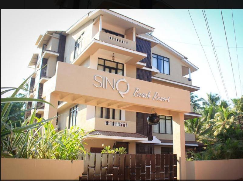 SinQ Beach Resort exterior, 3-Star hotel in Calangute