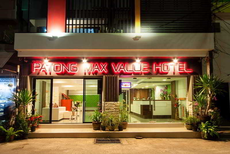 Patong Max Value Hotel exterior, 3-Star hotel in Bangla Road