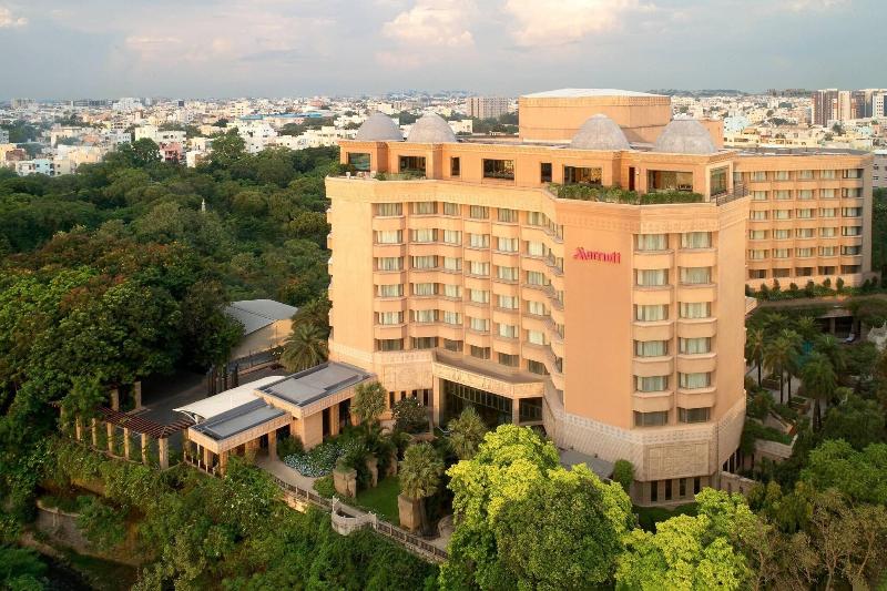 Hyderabad Marriott Hotel & Convention Centre exterior, 5-Star hotel in Hyderabad (and vicinity)